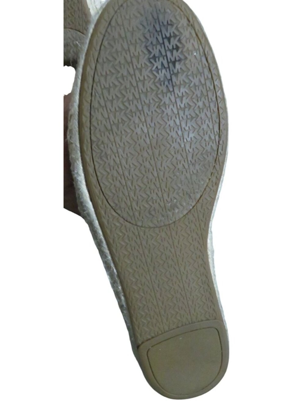 Michael Kors Darci Floral Laser Cut cutout Natural Cream Fabric Espadrille Flats - Picture 7 of 10